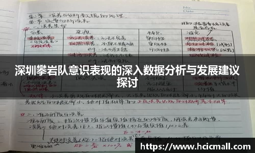 深圳攀岩队意识表现的深入数据分析与发展建议探讨